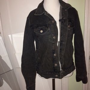 AMERICAN APPAREL GRAY DENIM JACKET